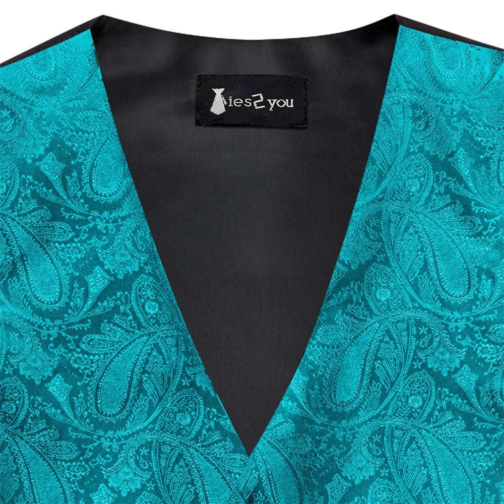 GentCrest Blue Paisley Vest Set - Image 4
