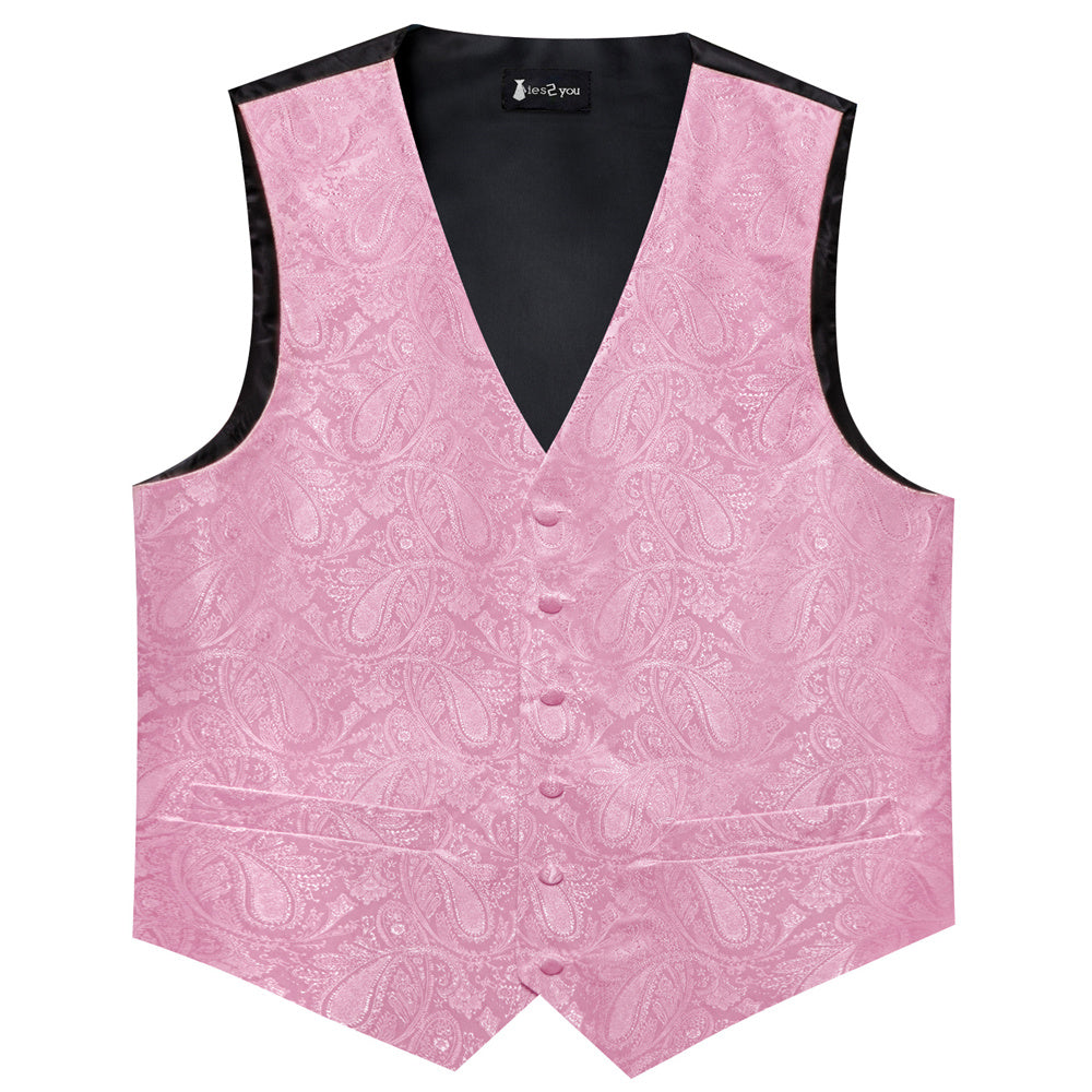 GentCrest Pink Paisley Vest Set - Image 6