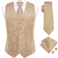 GentCrest Pink Paisley Vest Set - Image 1