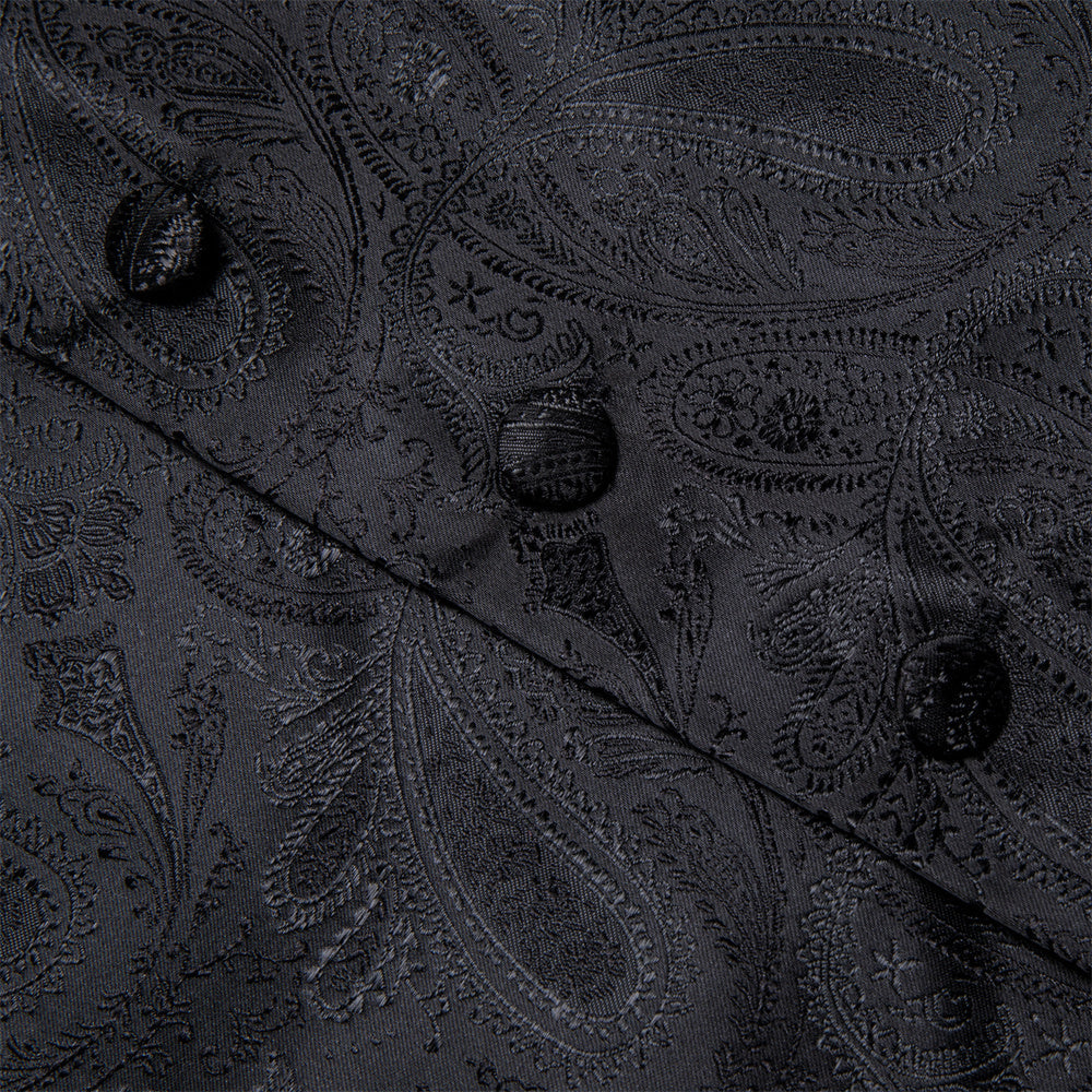 GentCrest Black Paisley Vest Set - Image 7