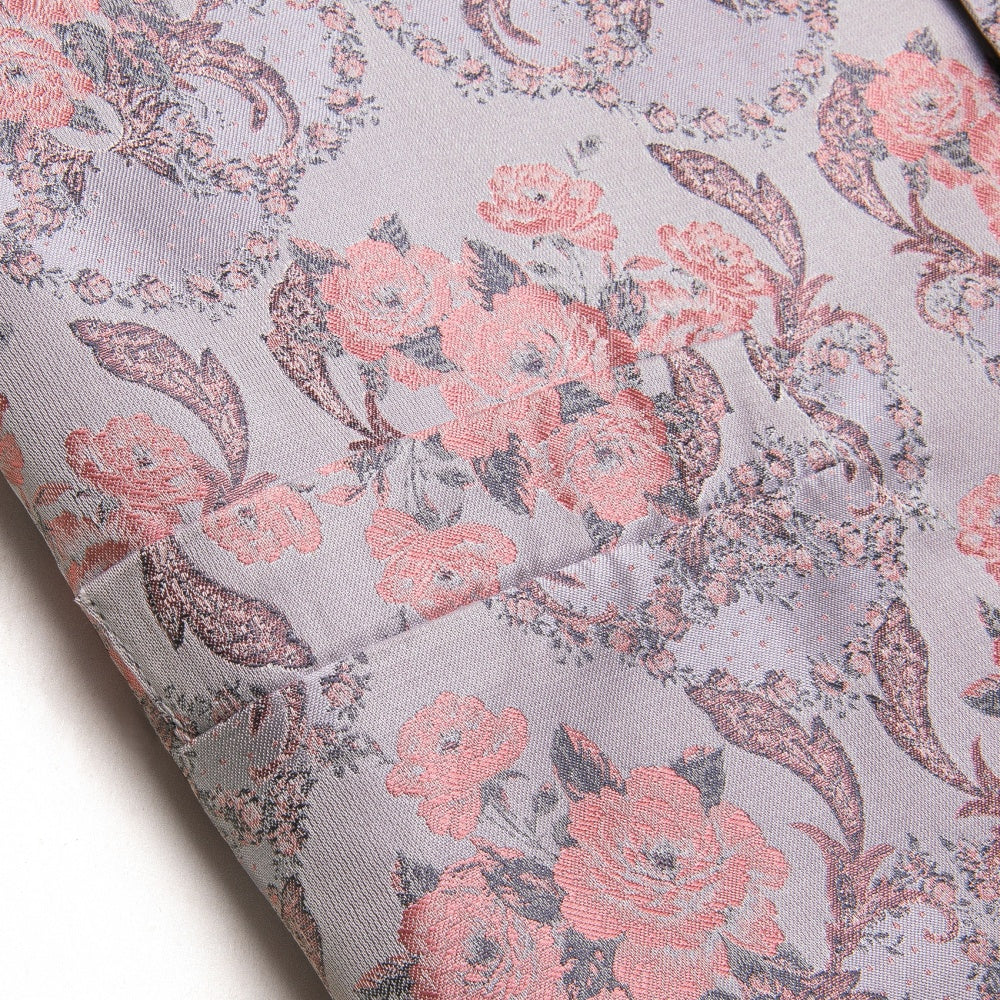 GentCrest Pink Floral Vest Set - Image 4