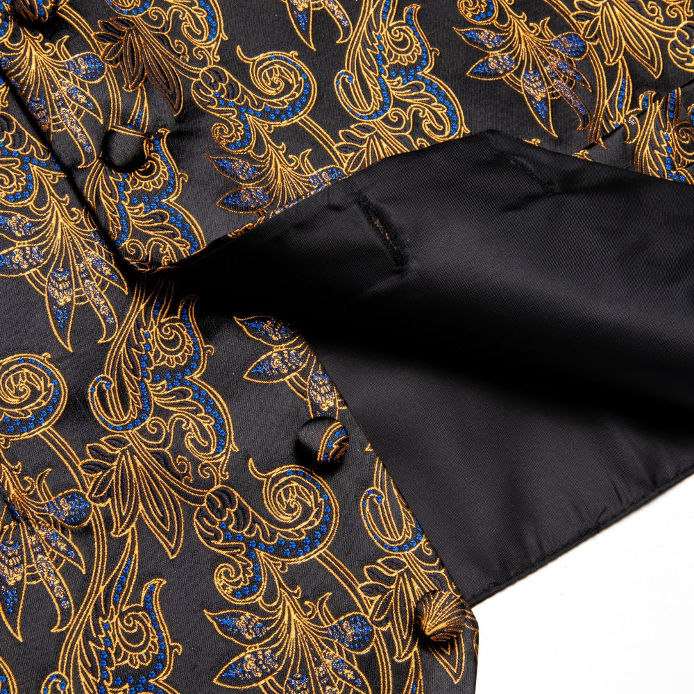 GentCrest Black Paisley Vest Set - Image 5