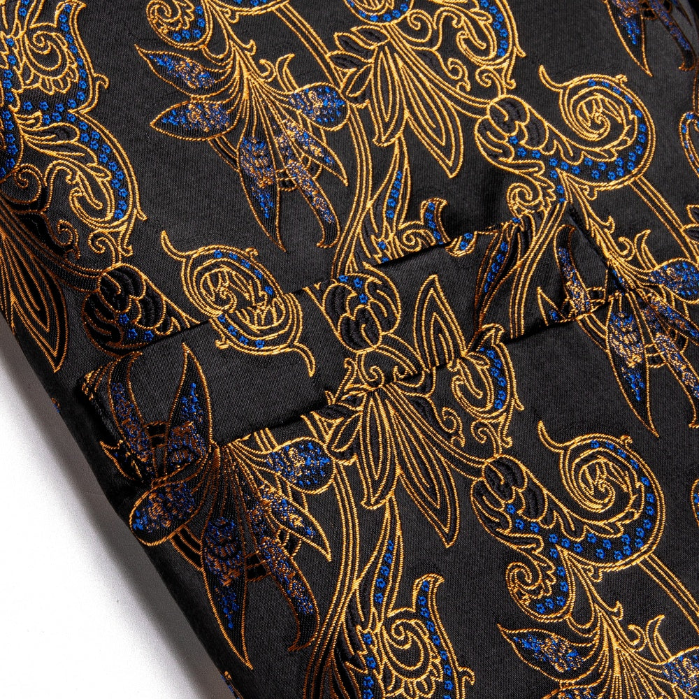 GentCrest Black Paisley Vest Set - Image 4