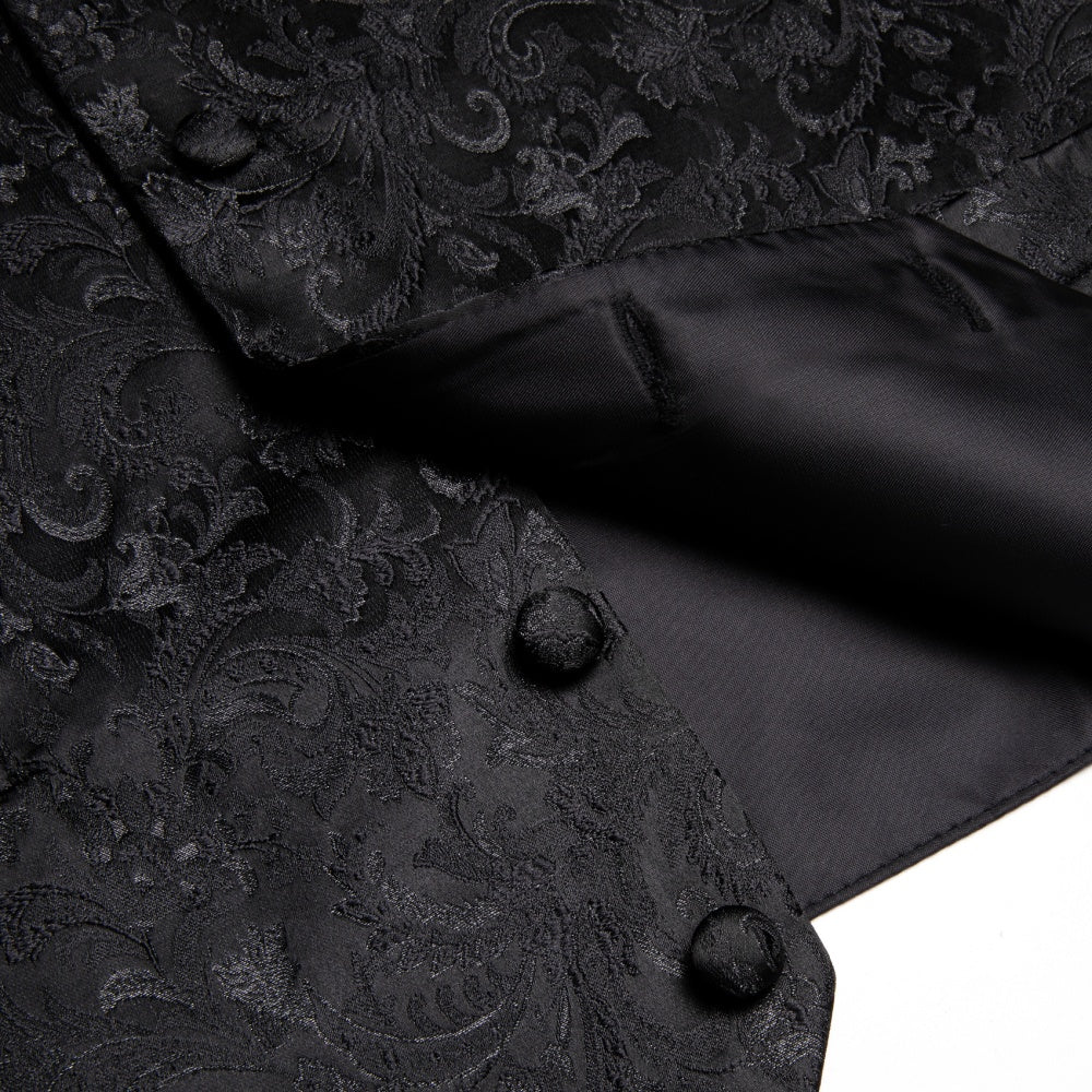 GentCrest Black Paisley Vest Set - Image 5