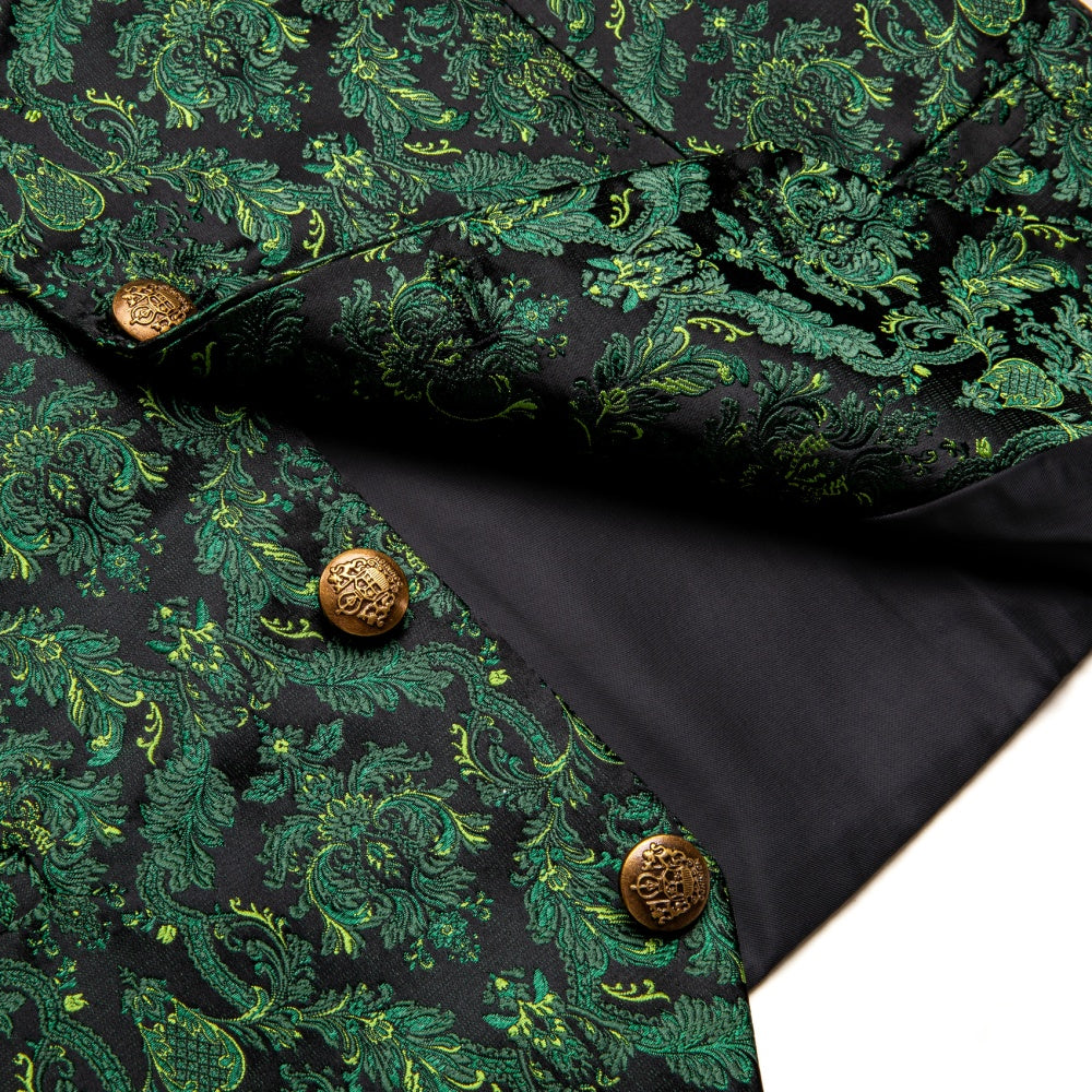 GentCrest Black Floral Vest Set - Image 5