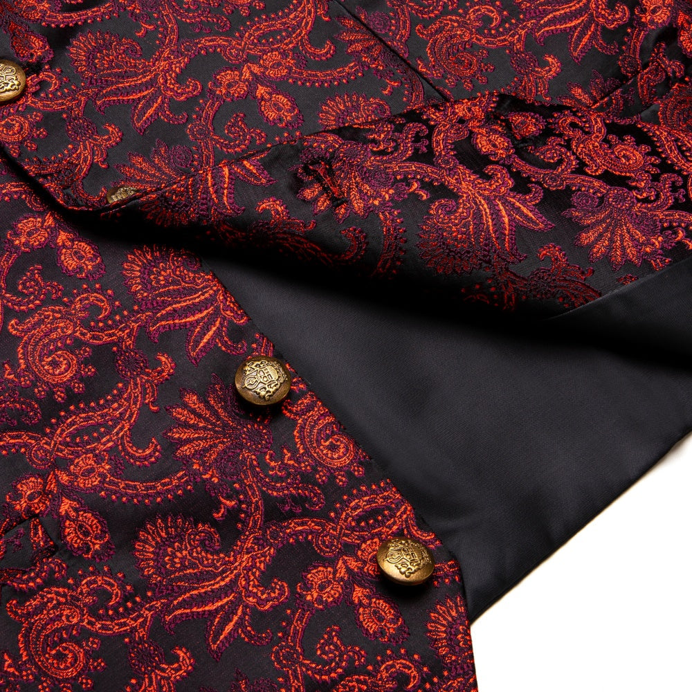 GentCrest Black Paisley Vest Set - Image 5