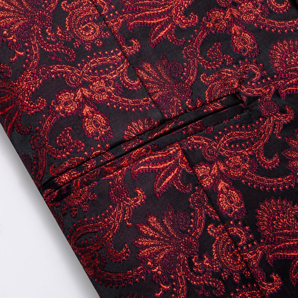 GentCrest Black Paisley Vest Set - Image 4