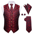 GentCrest Black Paisley Vest Set - Image 1