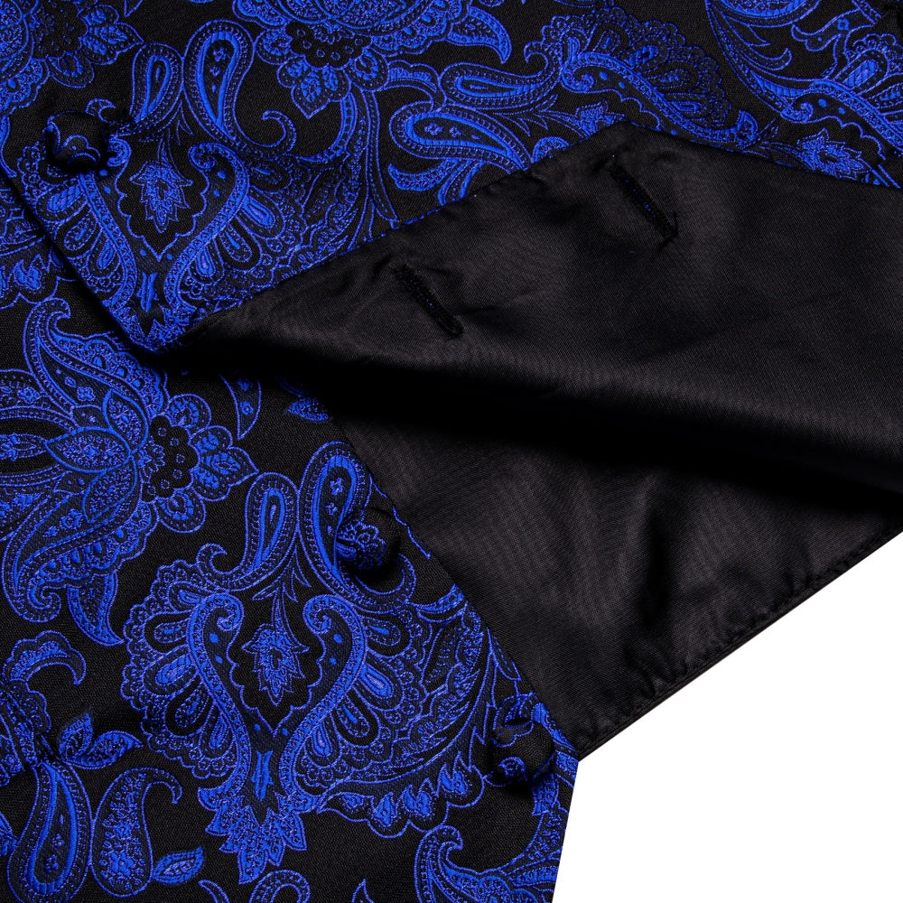 GentCrest Black Paisley Vest Set - Image 5