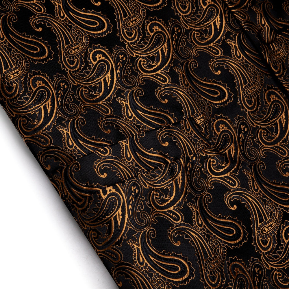 GentCrest Brown Paisley Vest Set - Image 4