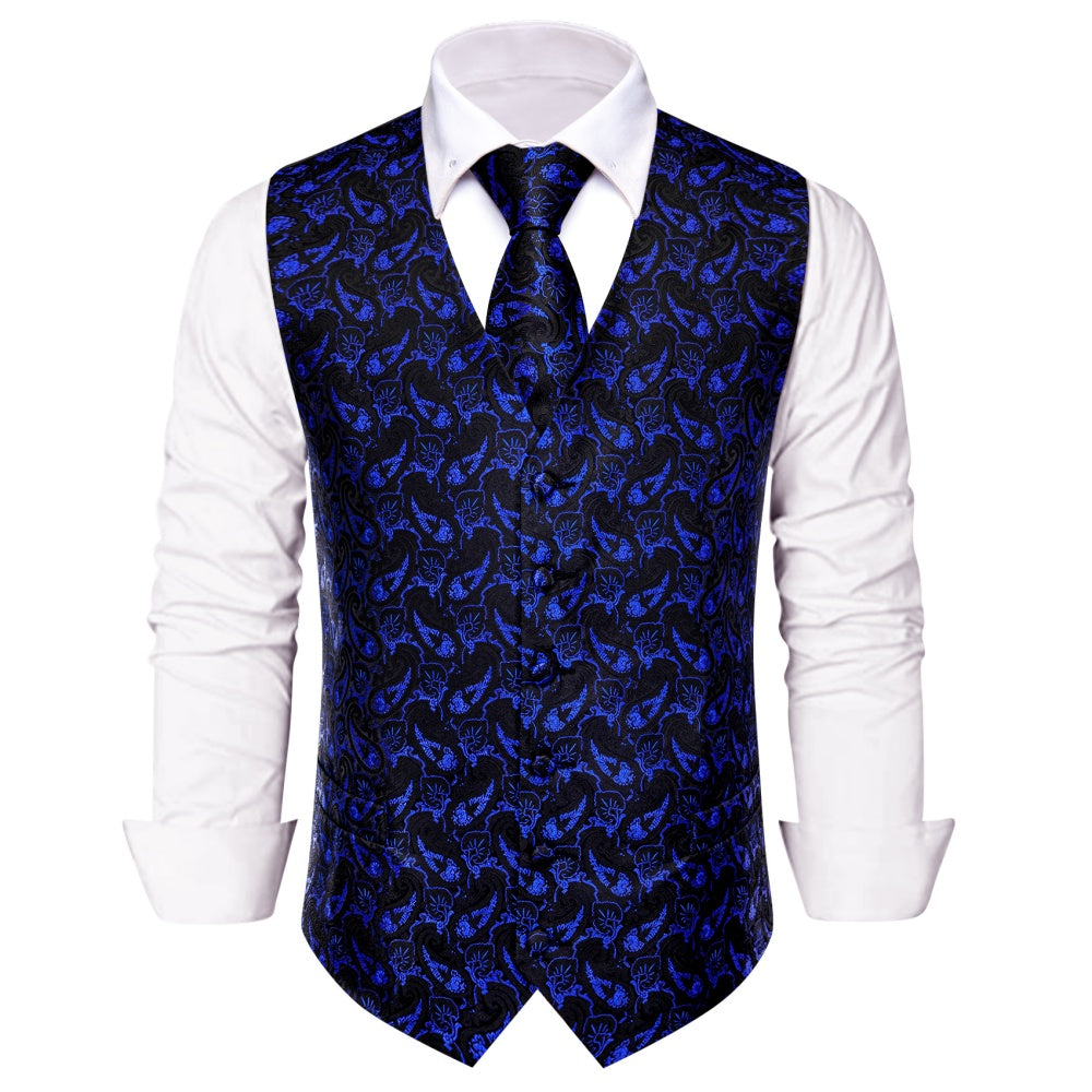 GentCrest Black Paisley Vest Set - Image 2