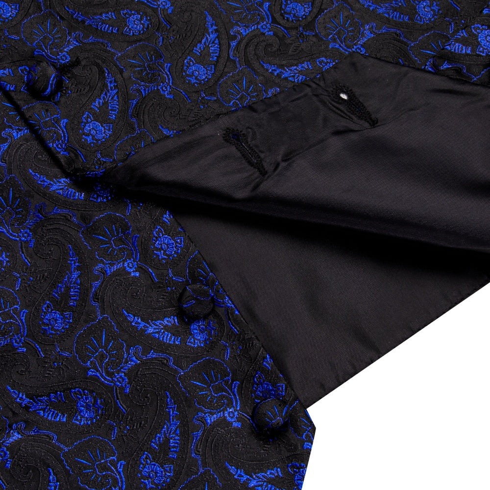 GentCrest Black Paisley Vest Set - Image 5