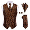 GentCrest Black Paisley Vest Set - Image 1