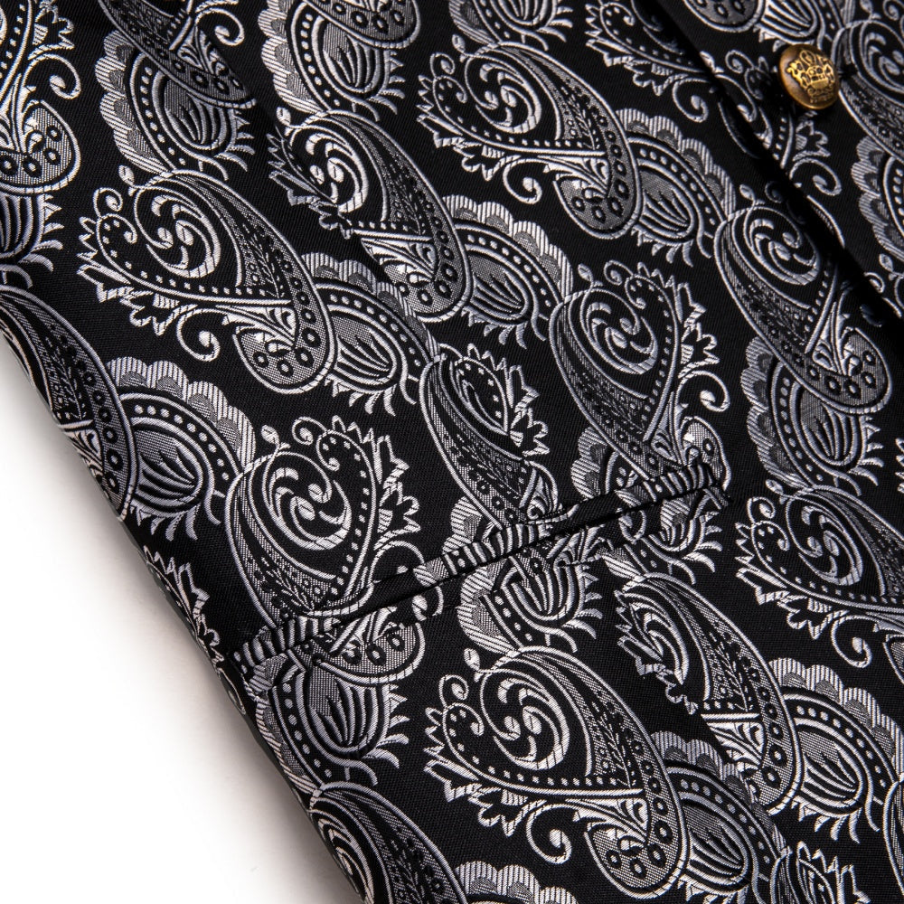 GentCrest Black Paisley Vest Set - Image 4