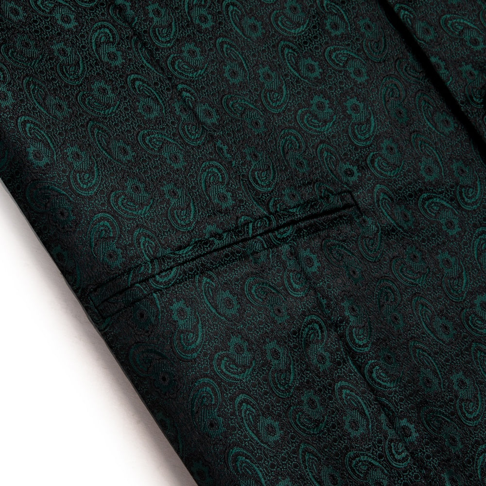 GentCrest Green Paisley Vest Set - Image 4