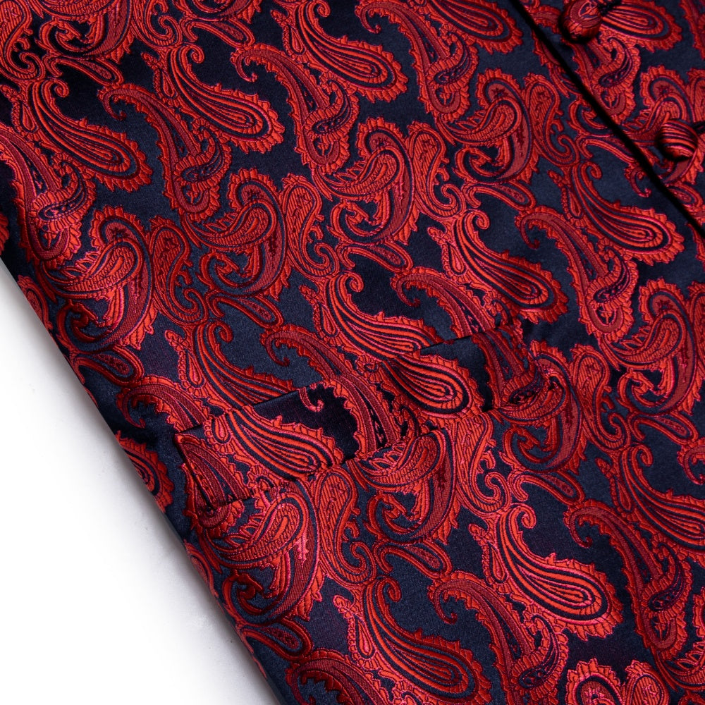 GentCrest Black Paisley Vest Set - Image 3