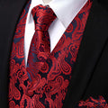 GentCrest Black Paisley Vest Set - Image 1
