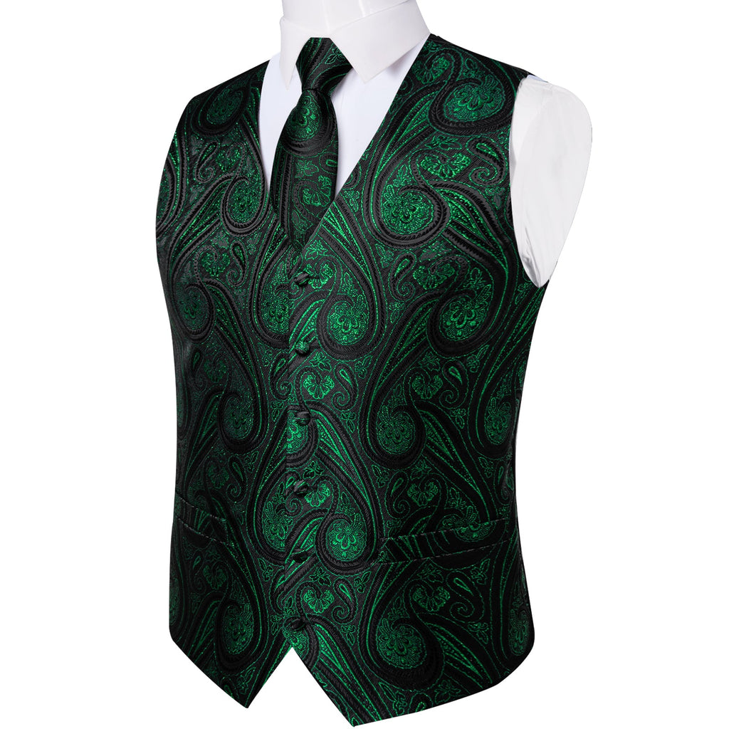 GentCrest Black Paisley Vest Set - Image 4