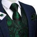 GentCrest Black Paisley Vest Set - Image 1