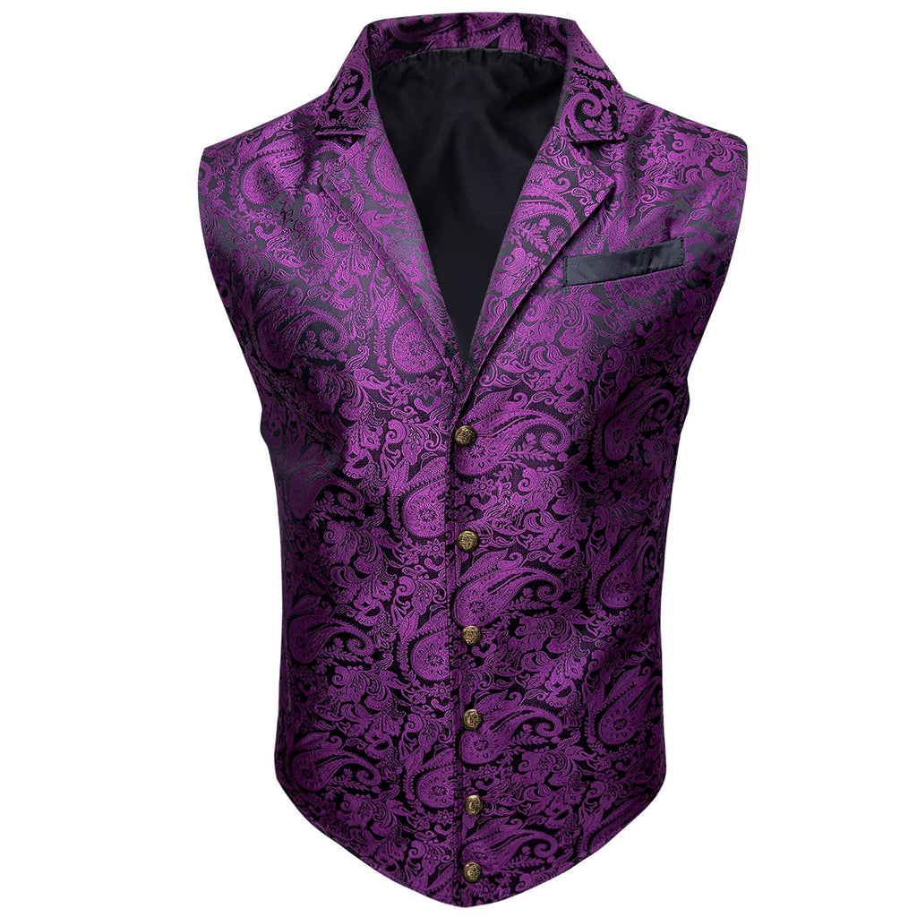 GentCrest Black Paisley Vest Set - Image 2