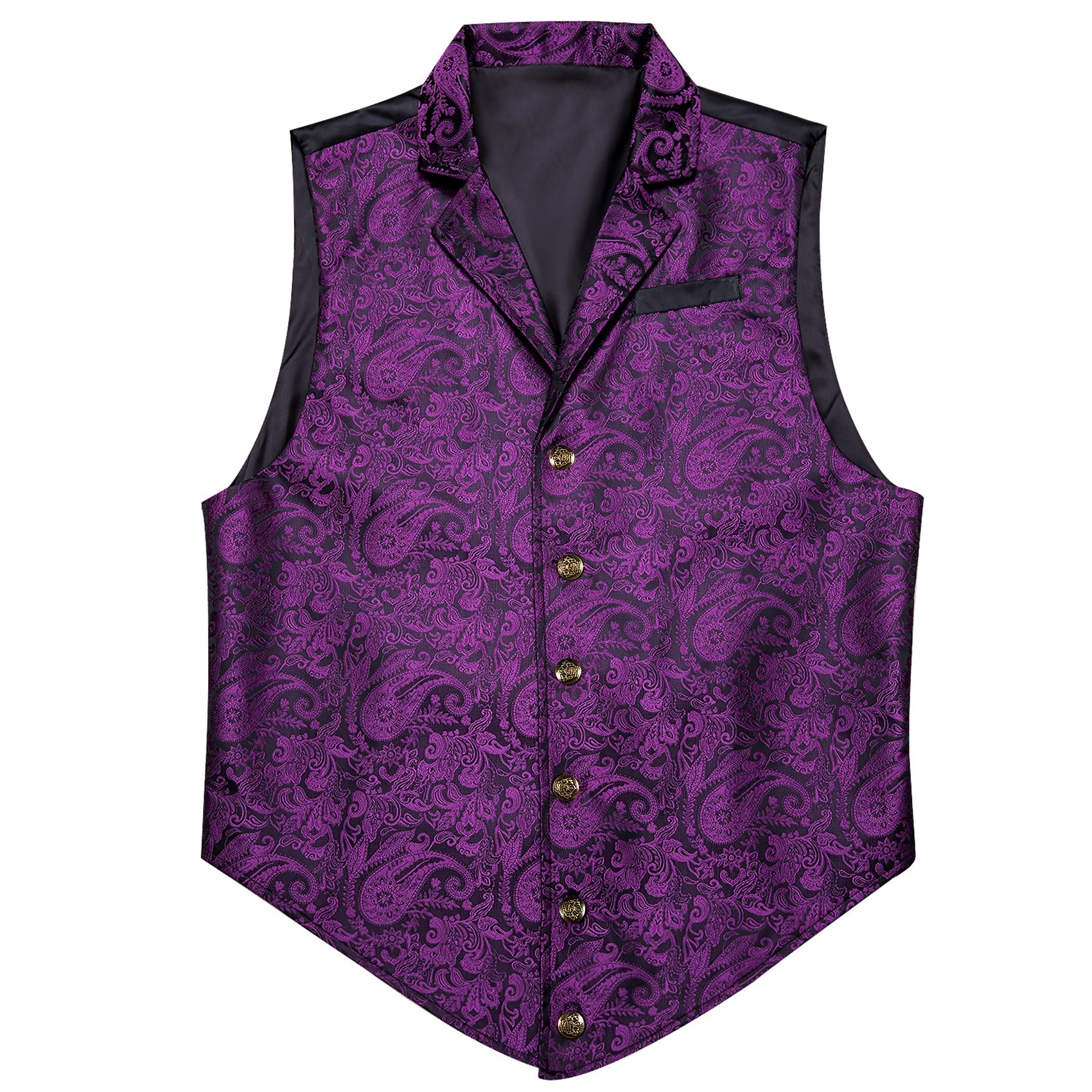 GentCrest Black Paisley Vest Set - Image 3