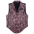 Purple and Gold Paisley Vest Set - GentCrest