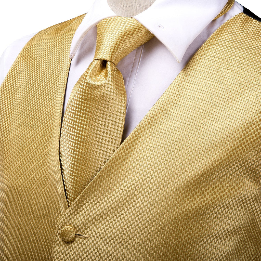 Champagne Snake Skin Vest Set - GentCrest - View 2