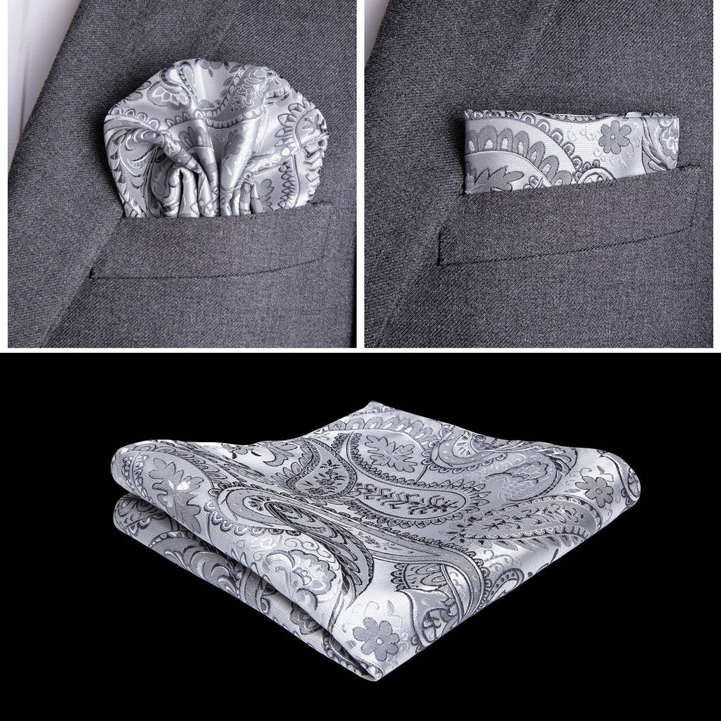 GentCrest Silver Paisley Vest Set - Image 6