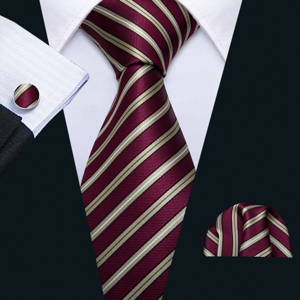 Vineyards Silk Tie Set - GentCrest