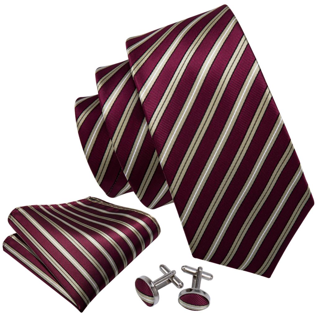 Vineyards Silk Tie Set - GentCrest - View 2