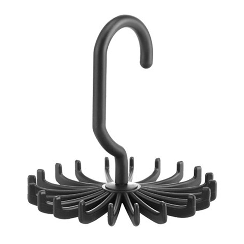 Hanging Tie Rack - Black - GentCrest - View 5