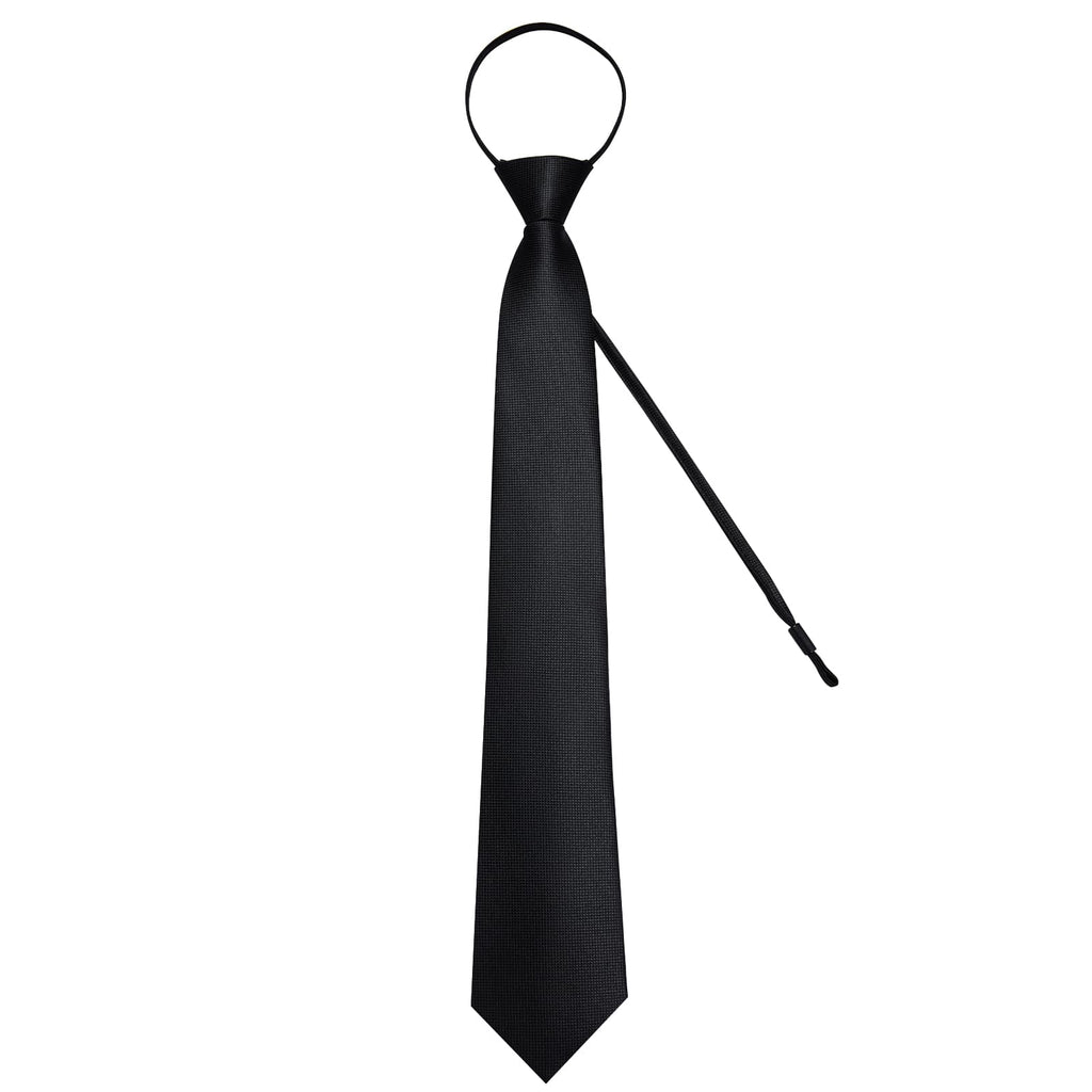 GentCrest Black Plaid Tie Hanky Cufflinks Set - Image 4