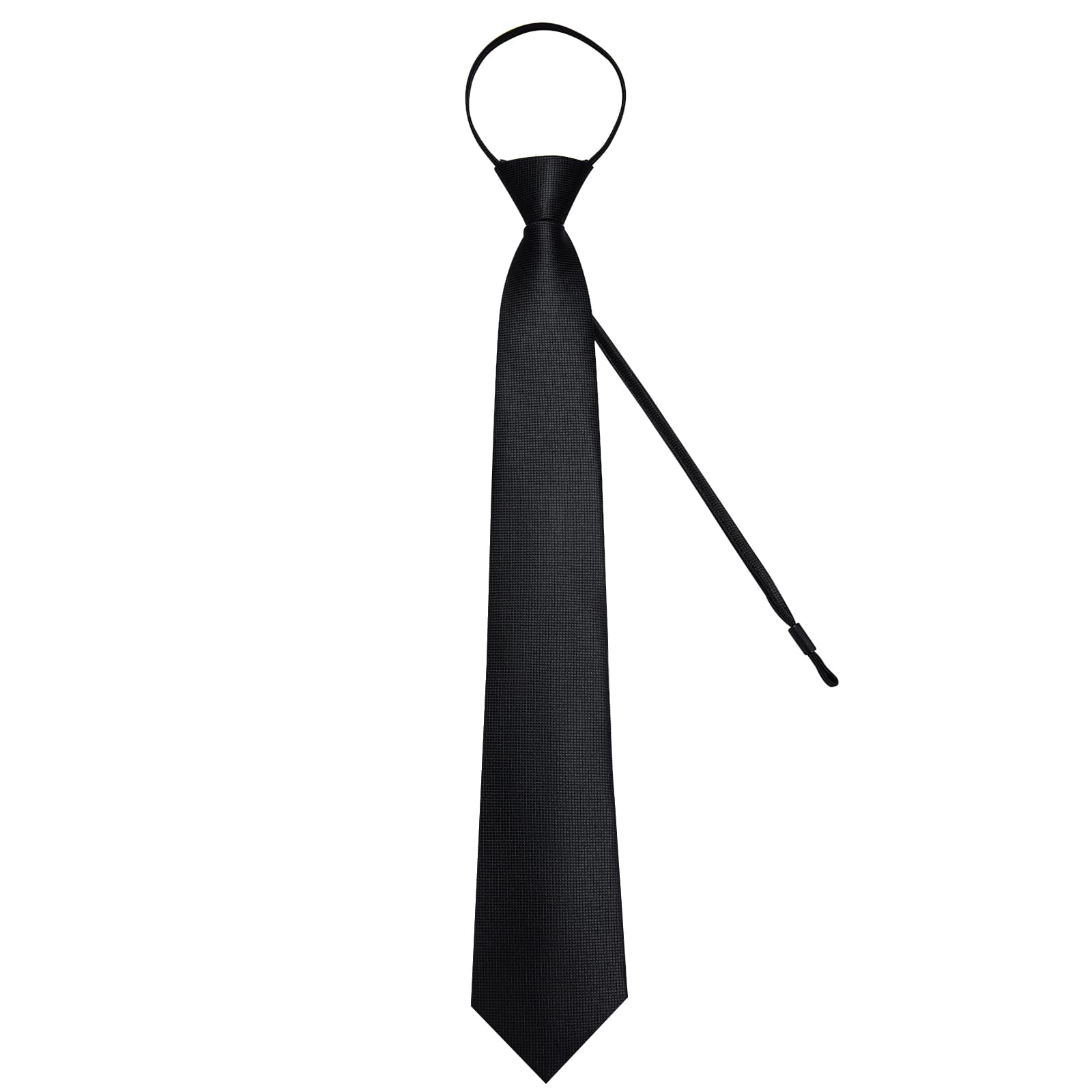 GentCrest Black Plaid Tie Hanky Cufflinks Set - Image 4