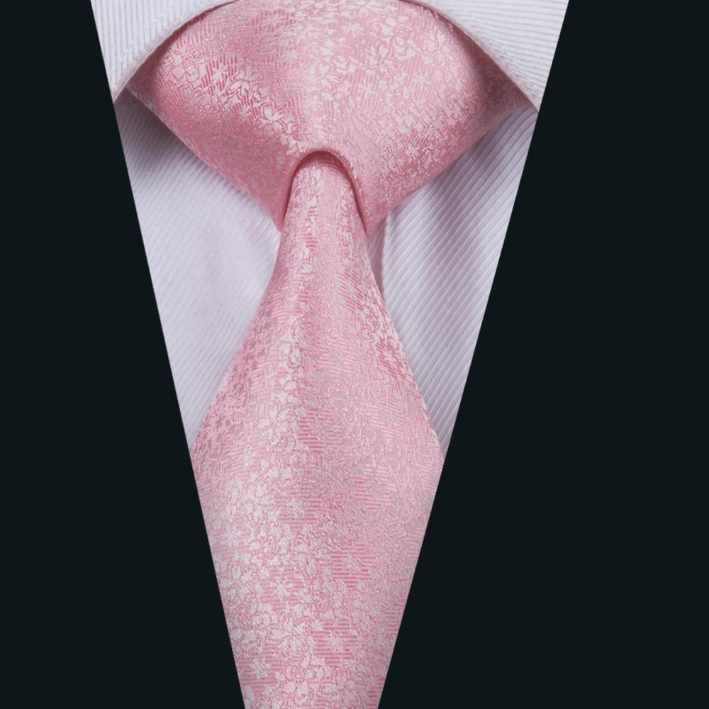 GentCrest Pink Floral Tie Hanky Cufflinks Set - Image 2