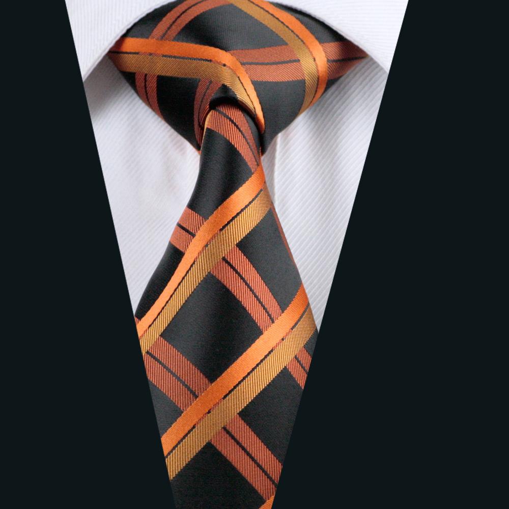 GentCrest Black Plaid Tie Hanky Cufflinks Set - Image 2