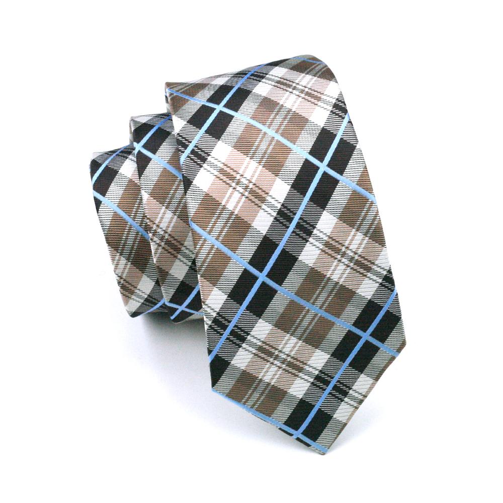 GentCrest Black Plaid Tie Hanky Cufflinks Set - Image 5