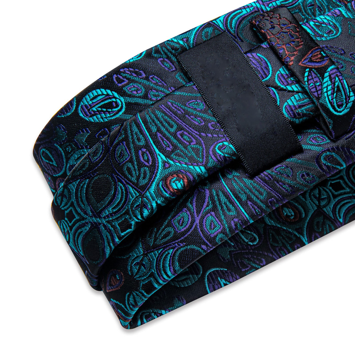Peacock Dance Silk Tie Set - GentCrest - View 6