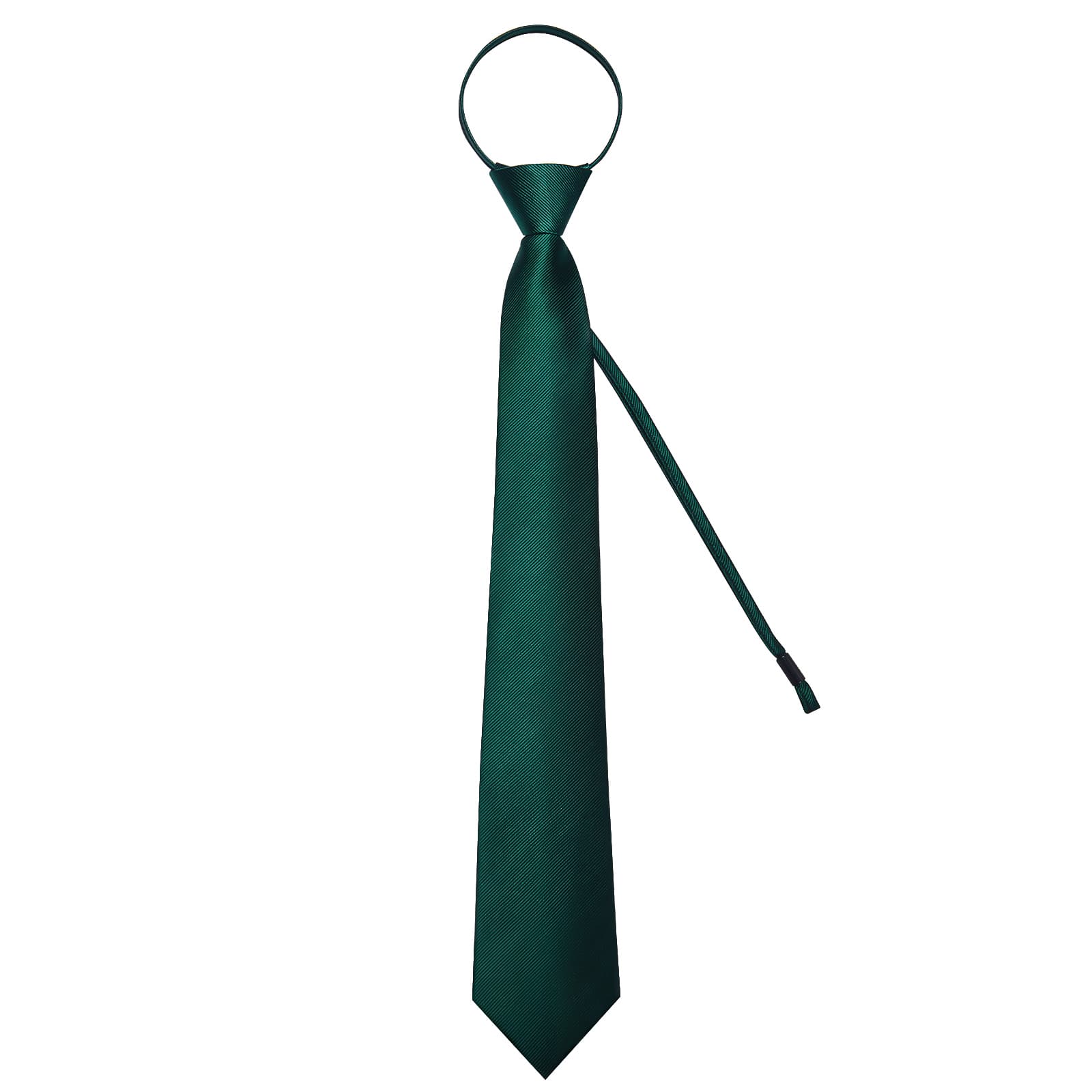 GentCrest Green Solid Tie Hanky Cufflinks Set - Image 4