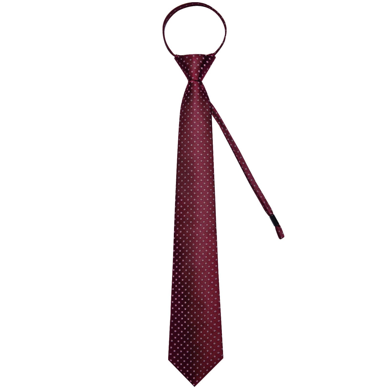 GentCrest Red Plaid Tie Hanky Cufflinks Set - Image 4