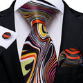 GentCrest Black Novelty Tie Hanky Cufflinks Set - Image 1