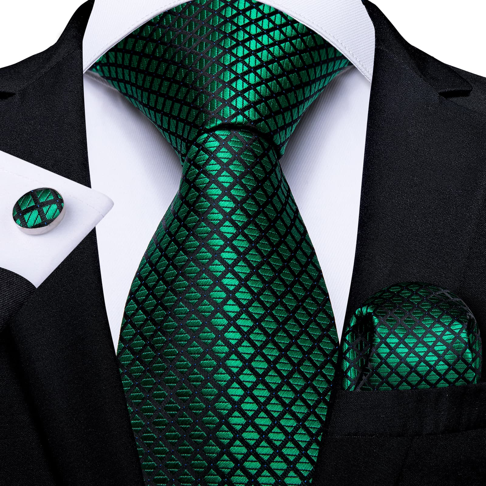 GentCrest Green Plaid Suspenders - Image 3
