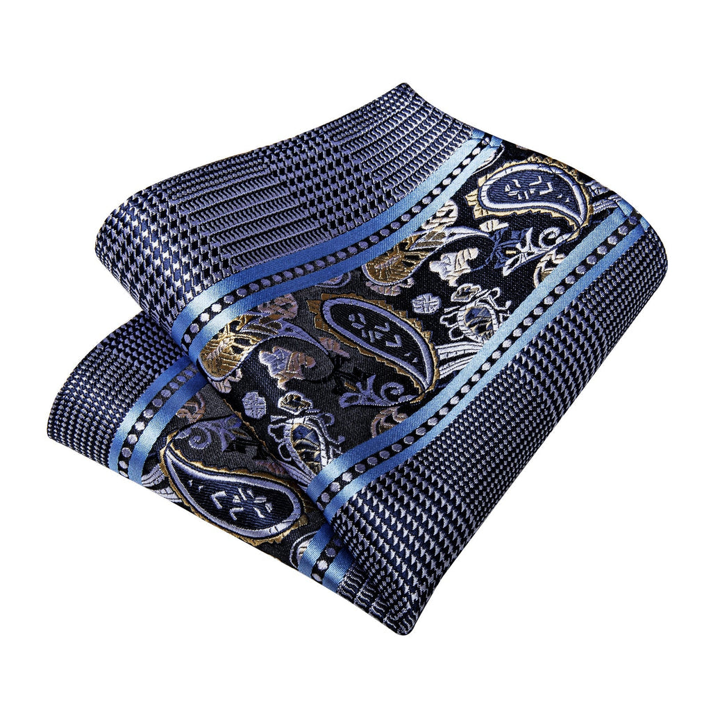 GentCrest Blue Novelty Tie Hanky Cufflinks Set - Image 5