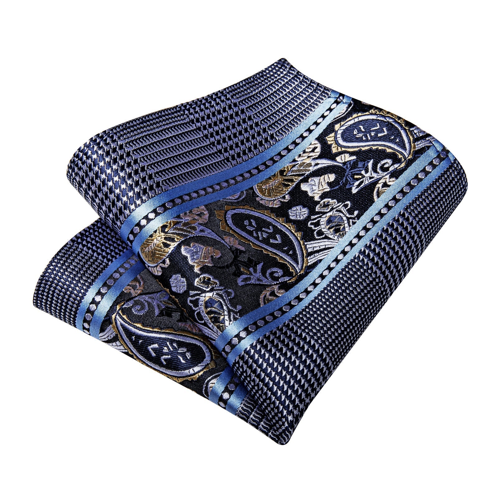 GentCrest Blue Novelty Tie Hanky Cufflinks Set - Image 5
