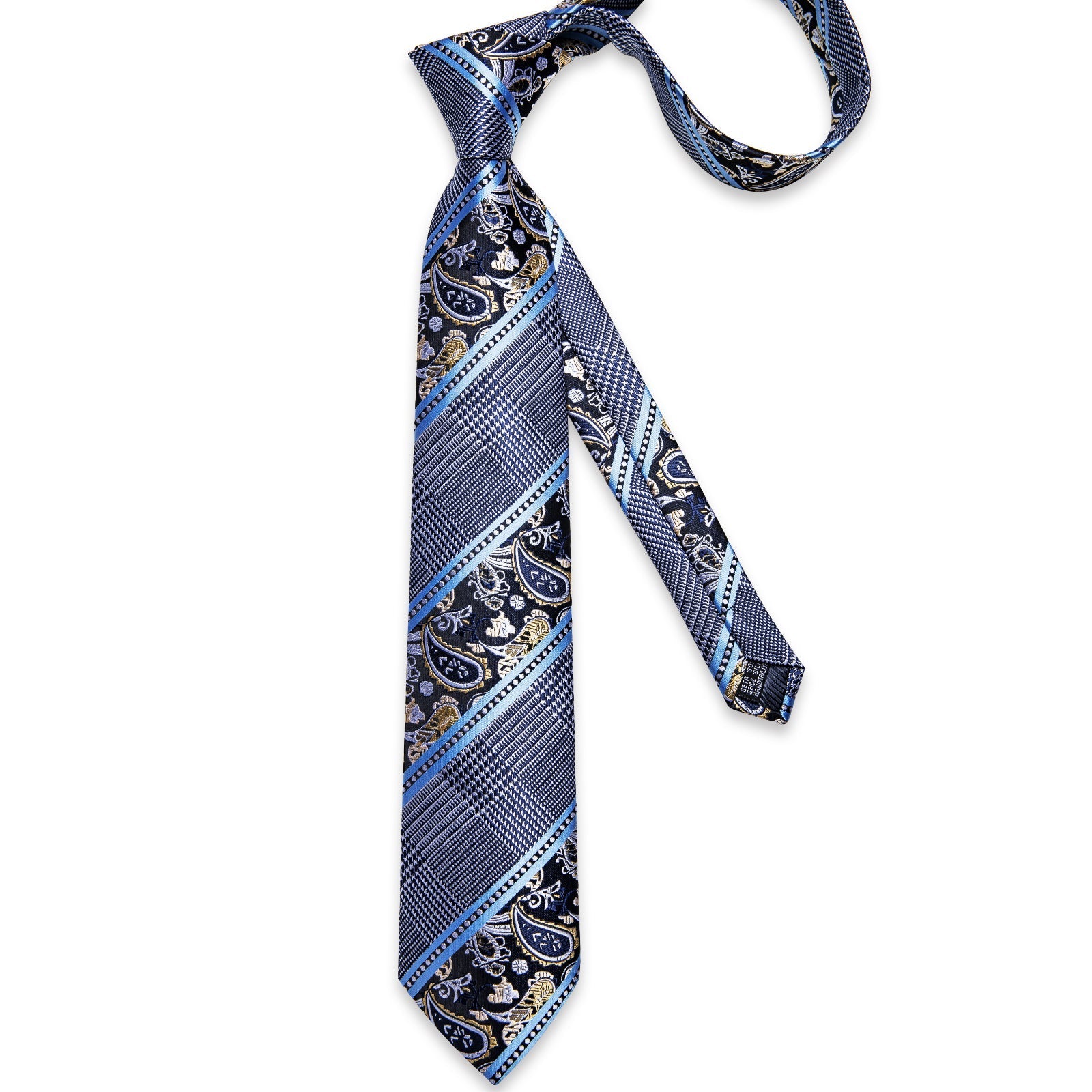 GentCrest Blue Novelty Tie Hanky Cufflinks Set - Image 6