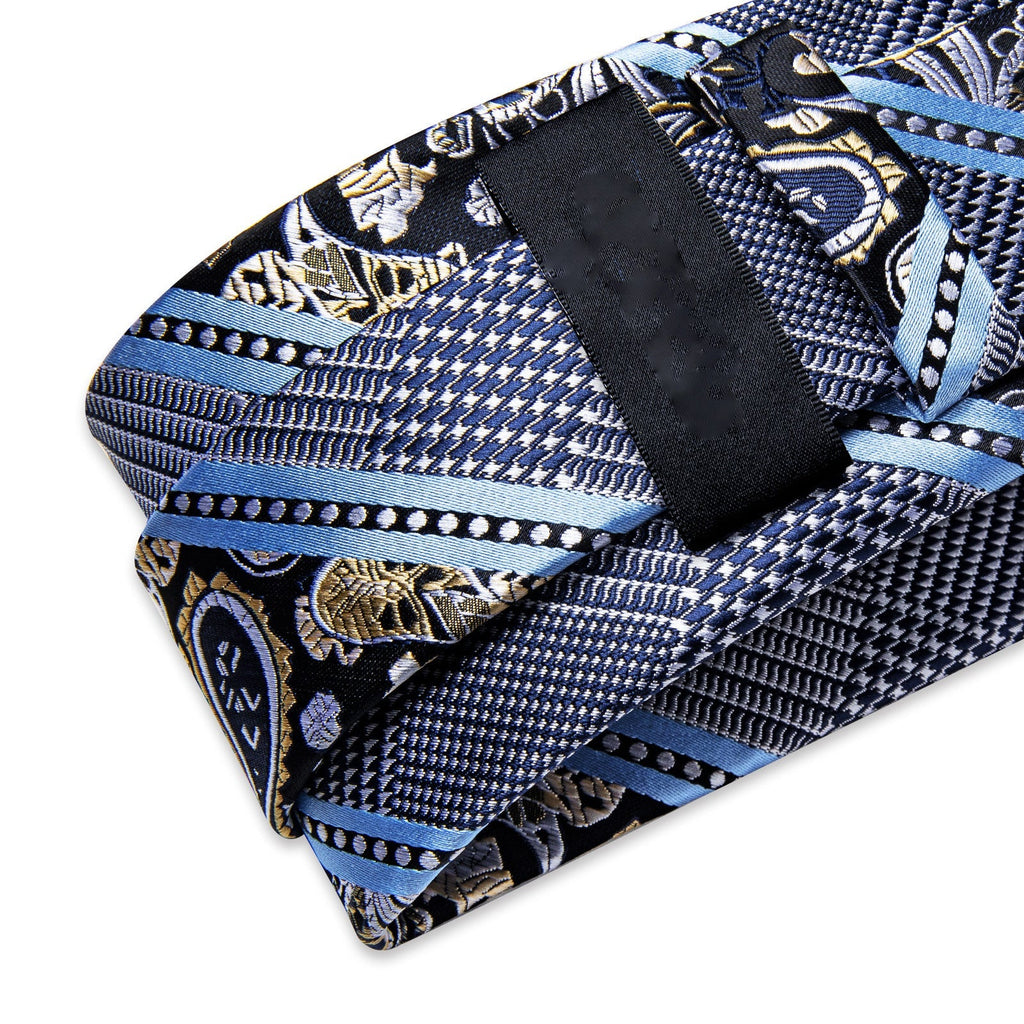 GentCrest Blue Novelty Tie Hanky Cufflinks Set - Image 7