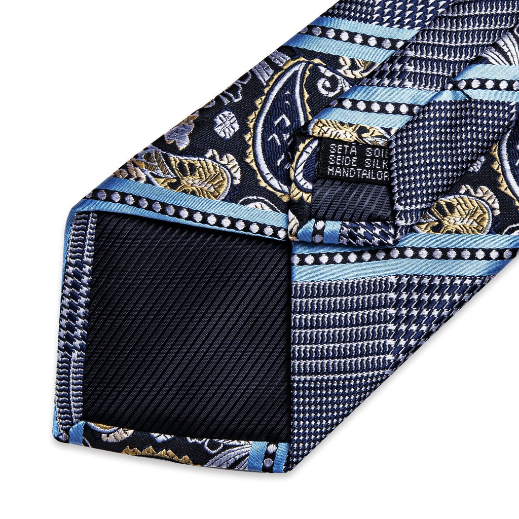 GentCrest Blue Novelty Tie Hanky Cufflinks Set - Image 8