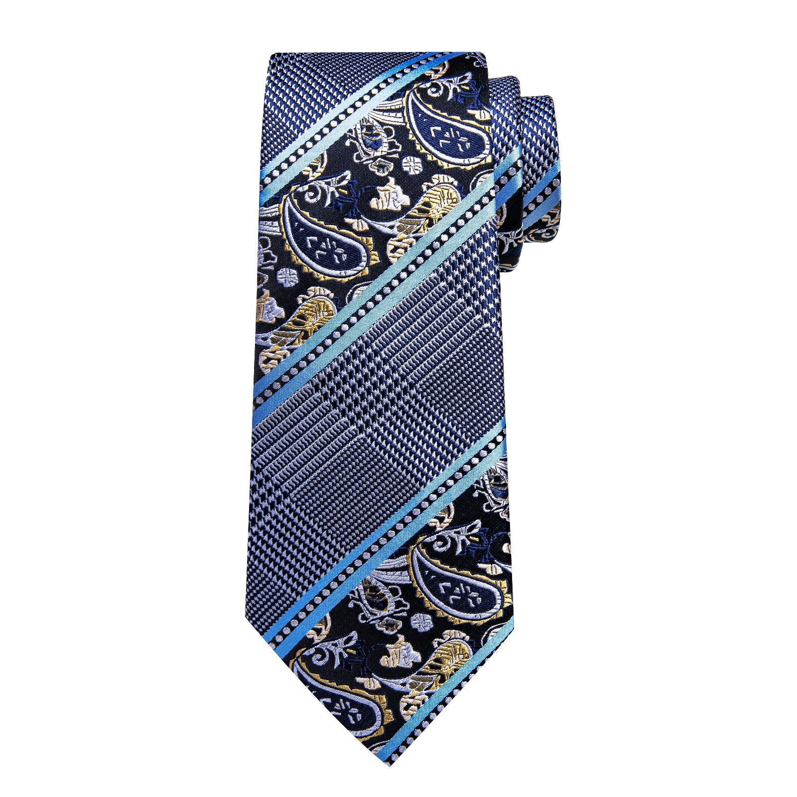 GentCrest Blue Novelty Tie Hanky Cufflinks Set - Image 9