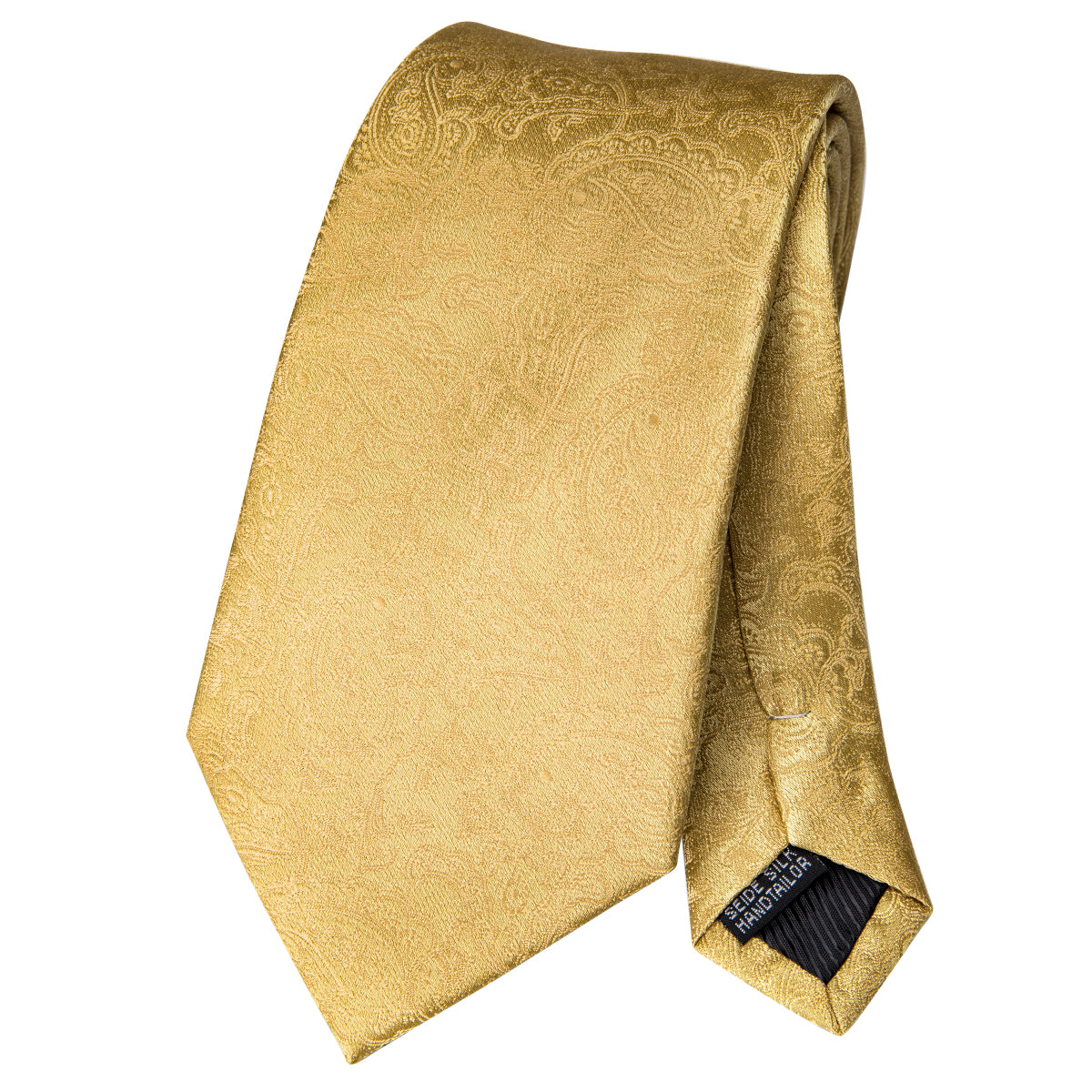 History Of Gold Silk Tie Set - GentCrest - View 4