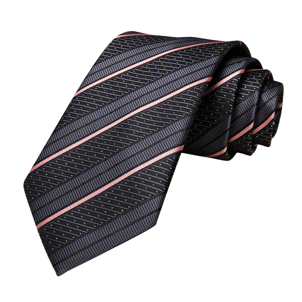 GentCrest Pink Striped Tie Sets - Image 4