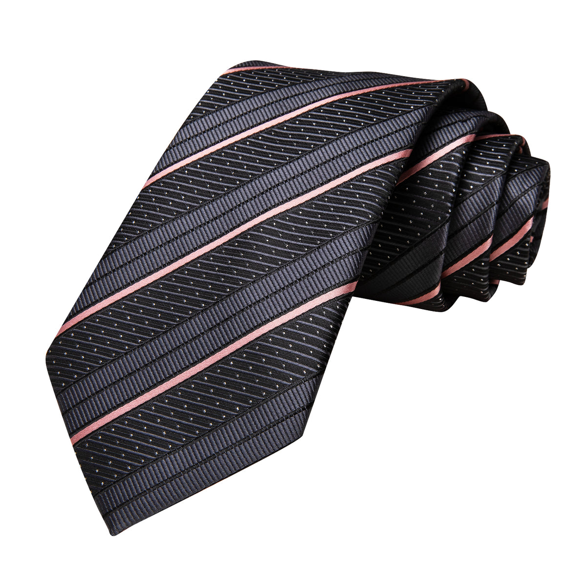 GentCrest Pink Striped Tie Sets - Image 4